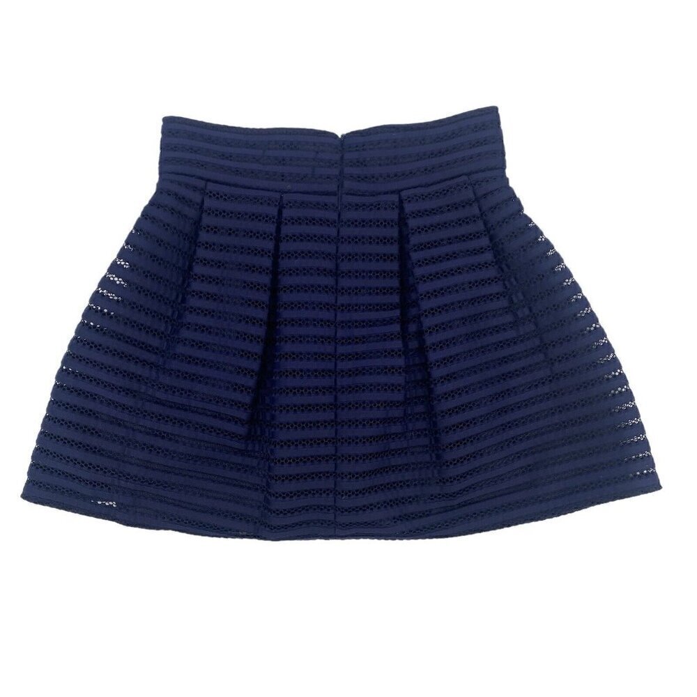 Freestyle Revolution Juniors Size M Punk Party Skirt Eyelet Navy Blue NWT - Picture 2 of 10
